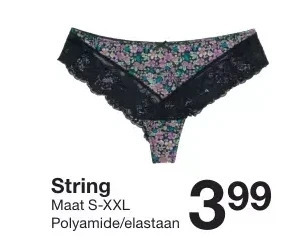 Zeeman String aanbieding