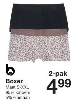 Zeeman Boxer aanbieding