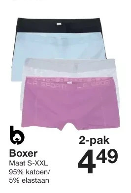Zeeman Boxer aanbieding