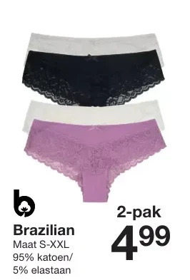 Zeeman Brazilian aanbieding