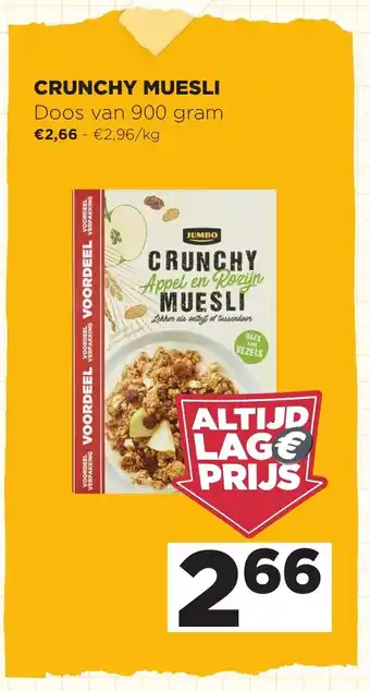 Jumbo Crunchy Muesli aanbieding