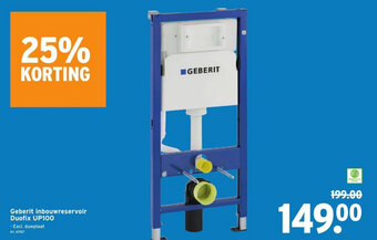 GAMMA Geberit inbouwreservoir Duofix UP100 aanbieding