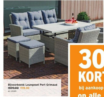 GAMMA Loungeset Port Grimaud aanbieding