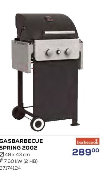 Supra Bazar Gasbarbecue spring 2002 aanbieding