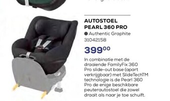 Supra Bazar Autostoel pearl 360 pro aanbieding