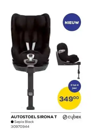 Supra Bazar Autostoel sirona t sepia black aanbieding