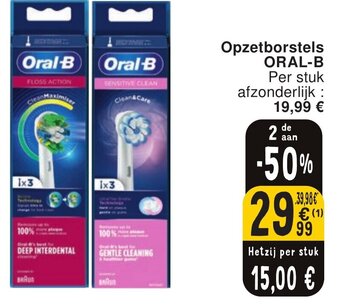Cora Opzetborstels Oral-B aanbieding