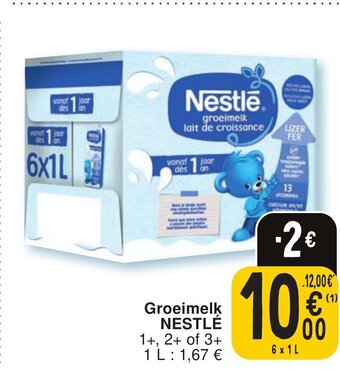 Cora Groeimelk NESTLÉ aanbieding