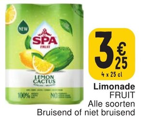 Cora Limonade FRUIT Alle soorten Bruisend of niet bruisend aanbieding