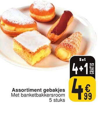 Cora Assortiment gebakjes Met banketbakkersroom aanbieding