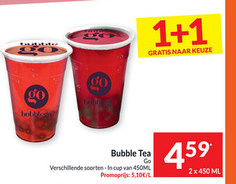 Intermarché Bubble Tea 2 x 450 ml aanbieding