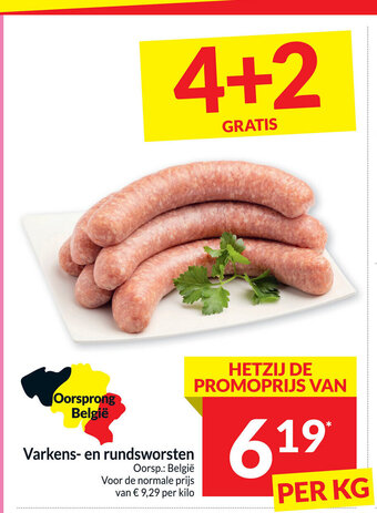 Intermarché Varkens- en rundsworsten aanbieding