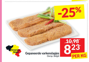 Intermarché Gepaneerde varkenslapjes aanbieding