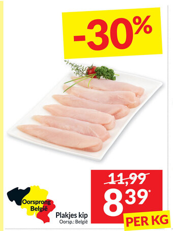 Intermarché Plakjes kip aanbieding