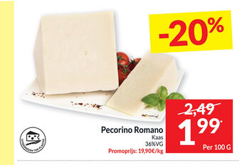 Intermarché Pecorino Romano aanbieding
