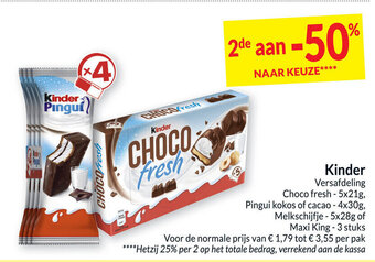 Intermarché Kinder aanbieding