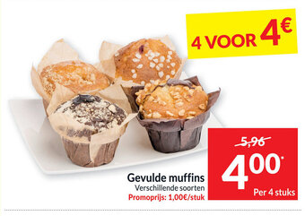 Intermarché Gevulde muffins aanbieding