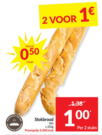 Intermarché Stokbrood aanbieding