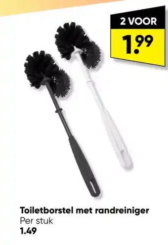 Big Bazar Toiletborstel met randreiniger aanbieding