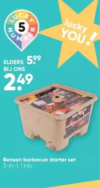 Benson barbecue starter set