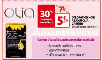 COLORATION NOIR ABSOLU OLIA GARNIER