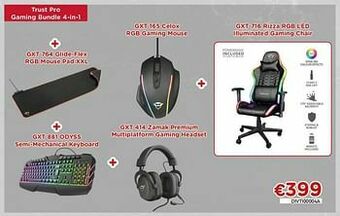 CompuDeals Trust pro gaming bundle 4-in-1 aanbieding