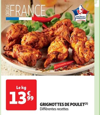 Auchan GRIGNOTTES DE POULET aanbieding