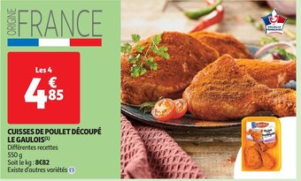 Auchan CUISSES DE POULET DÉCOUPÉ LE GAULOIS aanbieding