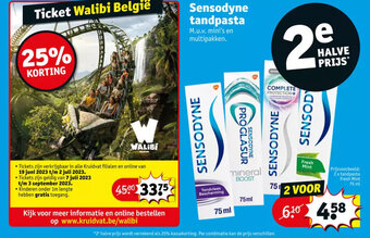 Kruidvat SENSODYNE TANDPASTA aanbieding
