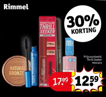 Kruidvat Thrill Seeker mascara aanbieding