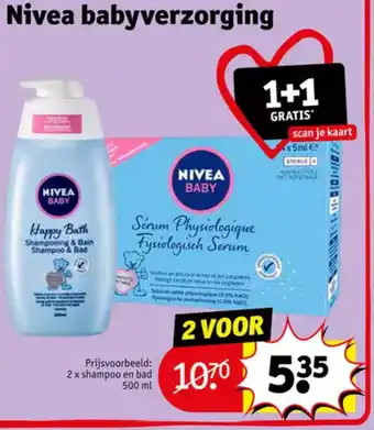 Kruidvat 2 x shampoo en bad 50ml aanbieding