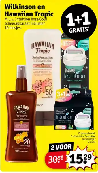 Kruidvat 2 x Intuition Sensitive navulmesjes aanbieding