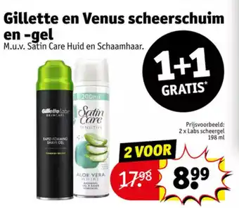 Kruidvat 2 x Labs scheergel aanbieding