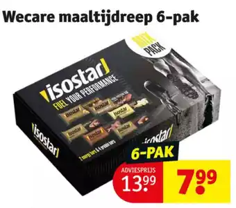 Kruidvat Wecare maaltijdreep 6-pak aanbieding
