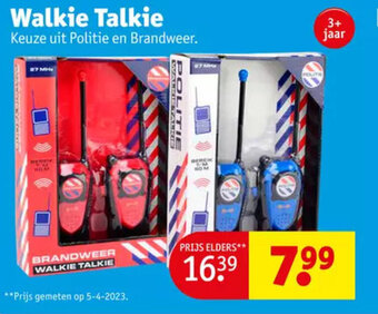 Kruidvat Walkie Talkie aanbieding