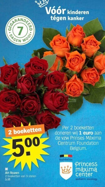 Albert Heijn Ah rozen aanbieding