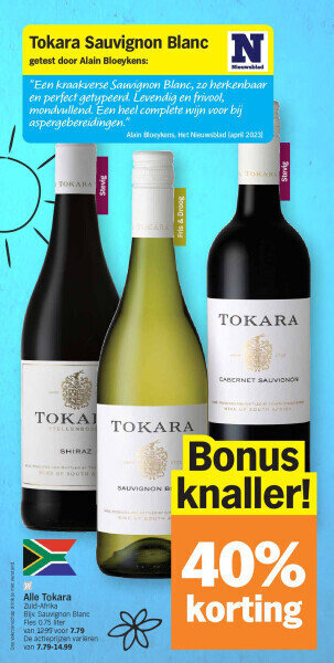 Albert Heijn Alle tokara aanbieding