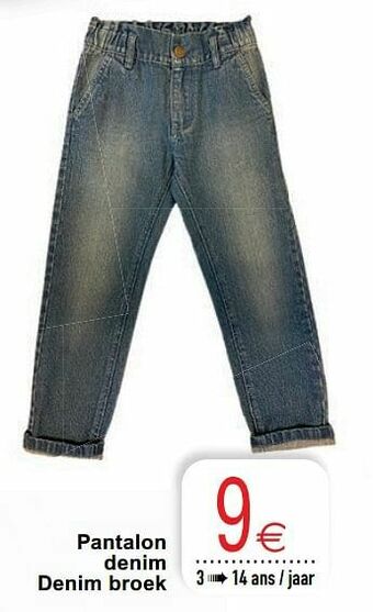 Cora Pantalon denim denim broek aanbieding