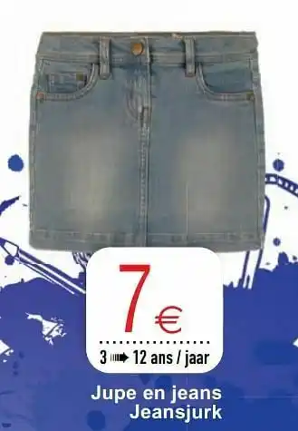 Cora Jupe en jeans jeansjurk aanbieding