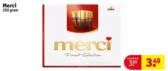 Kruidvat Merci 250 gram aanbieding