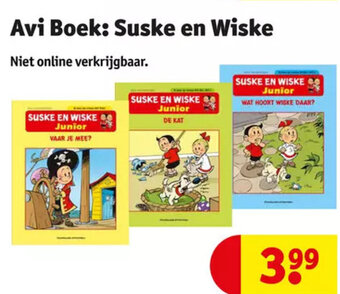 Kruidvat Avi Boek: Suske en Wiske aanbieding