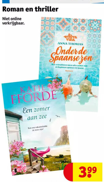 Kruidvat Roman en thriller aanbieding