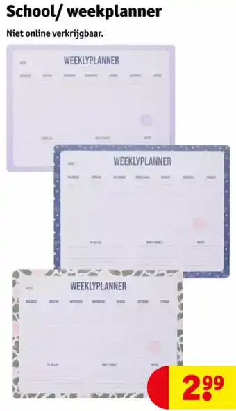 School/ weekplanner