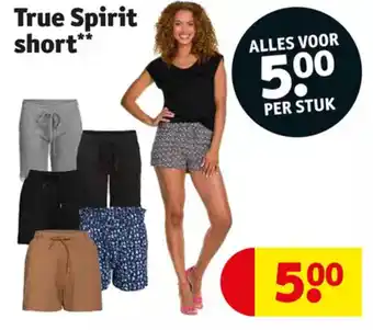 Kruidvat True Spirit short* aanbieding