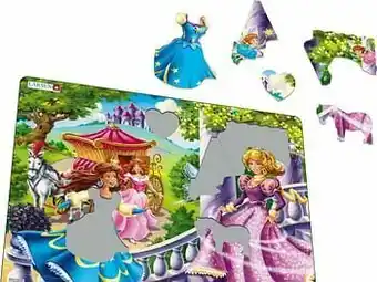 Multi bazar Larsen Puzzel Maxi Prinsessen 24St. aanbieding