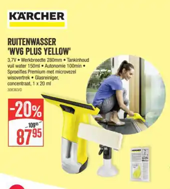 HandyHome Ruitenwasser WV6 Plus Yellow aanbieding