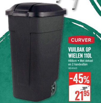 Curver Vuilbak Op Wielen 110L