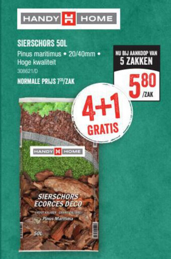 HandyHome Sierschors 50L aanbieding