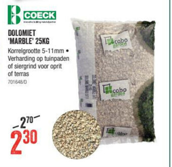 HandyHome Dolomiet Marble 25kg aanbieding