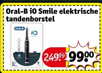 Kruidvat Oral-b io smile elektrische tandenborstel aanbieding